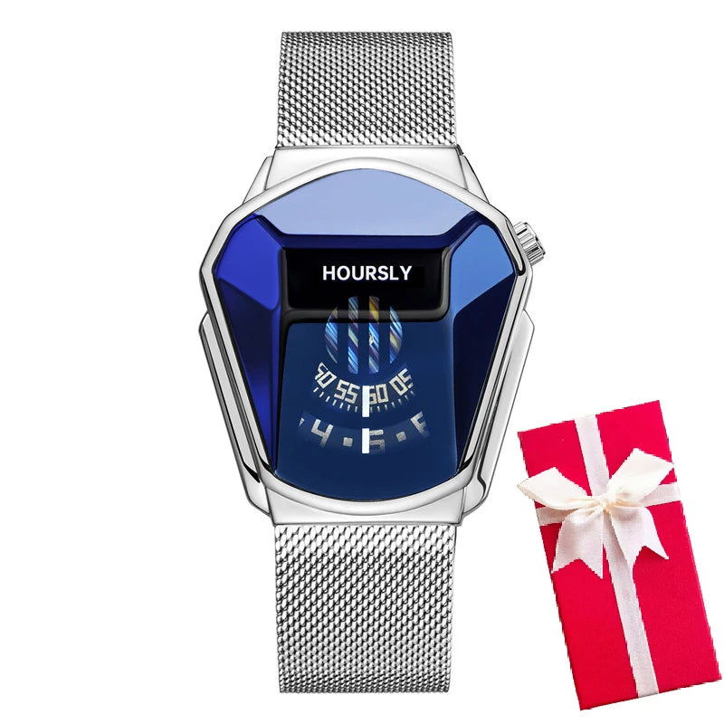 Men Wrist Watch Gold Luxury Brand Top Stainless Steel Band Fashion Quartz Watches for Men 2025 Relogio Masculino Male Clock