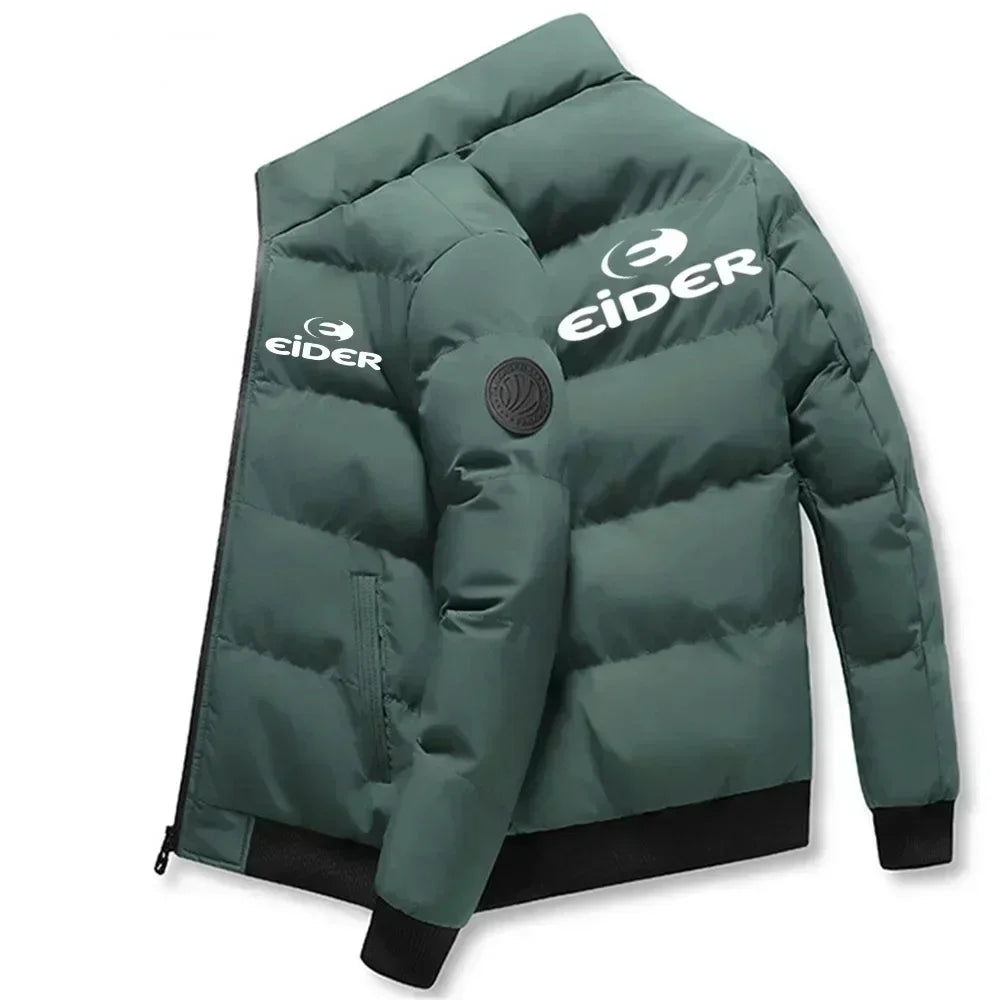 Men's Casual Cut - Windbreaker Eider Coat Parkas Men's Autumn/Winter New Thick Warm Mode Tiger Head Coat