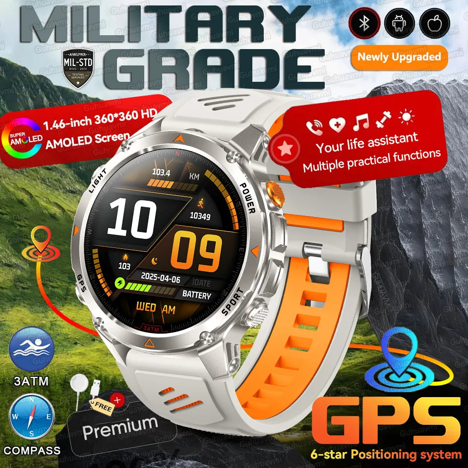 Forerunner 570 GPS Smart Watch 3ATM Waterproof  AMOLED Screen MULTI-BAND GNSS