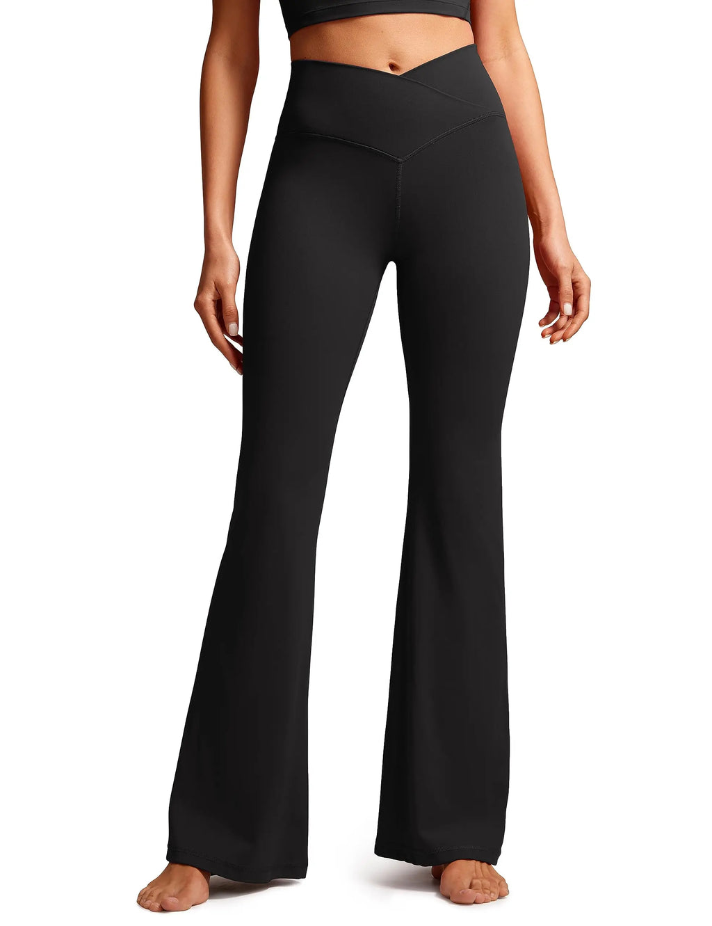 V-Cross Flare Leggings