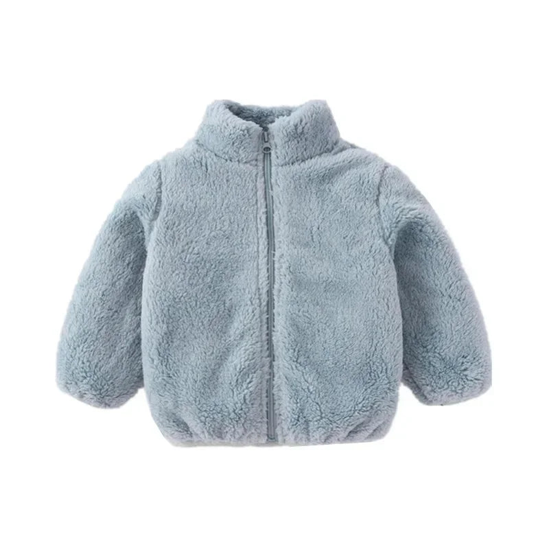 Kids Winter Coats 2025 New Children Outerwear Boy Warm Fleece Jacket Baby Girls Jackets for Autumn Spring.