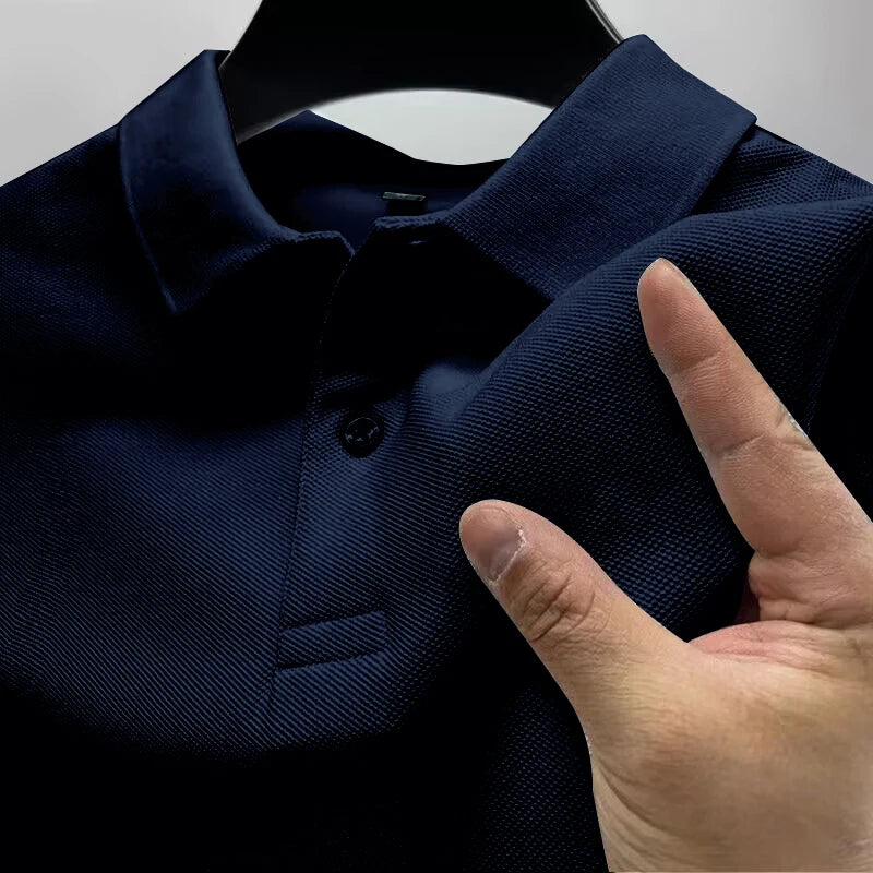 Men's Casual Polo Shirt Summer Streetwear Short Sleeve Business Casual Tops Quick-Drying Breathable Clothing POLO Shirt S-4XL