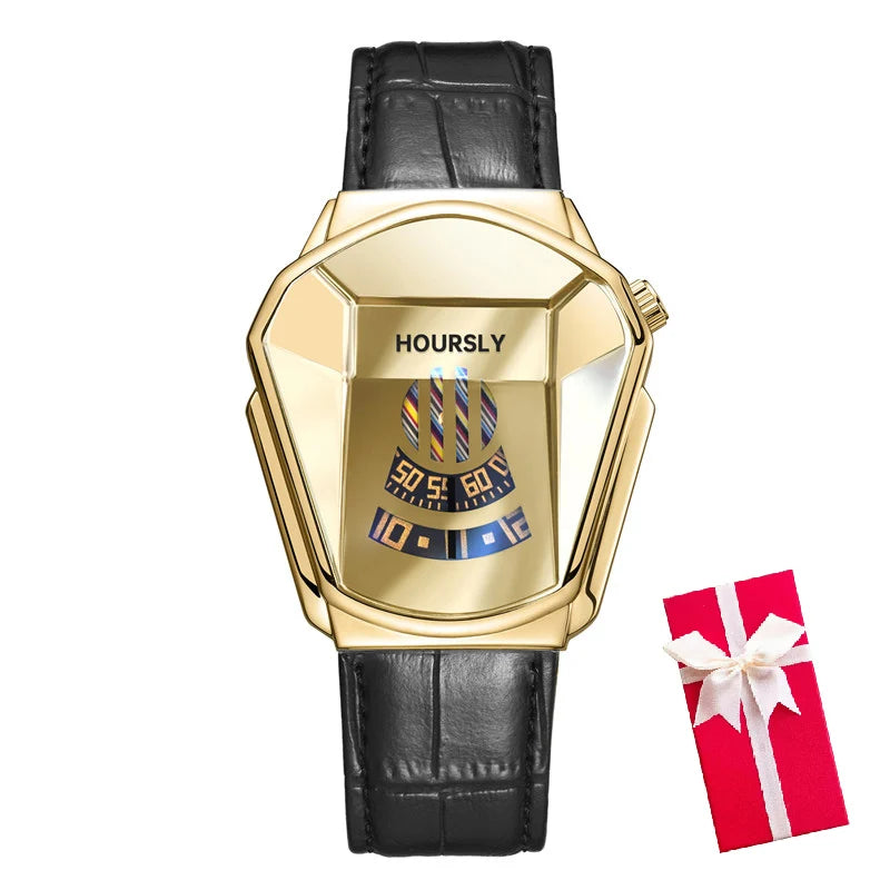 Men Wrist Watch Gold Luxury Brand Top Stainless Steel Band Fashion Quartz Watches for Men 2025 Relogio Masculino Male Clock