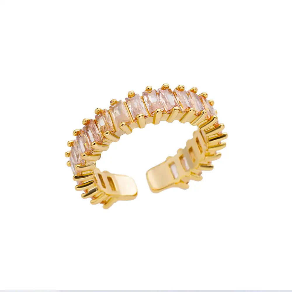 316L Stainless Steel Rings for Women Gold Color