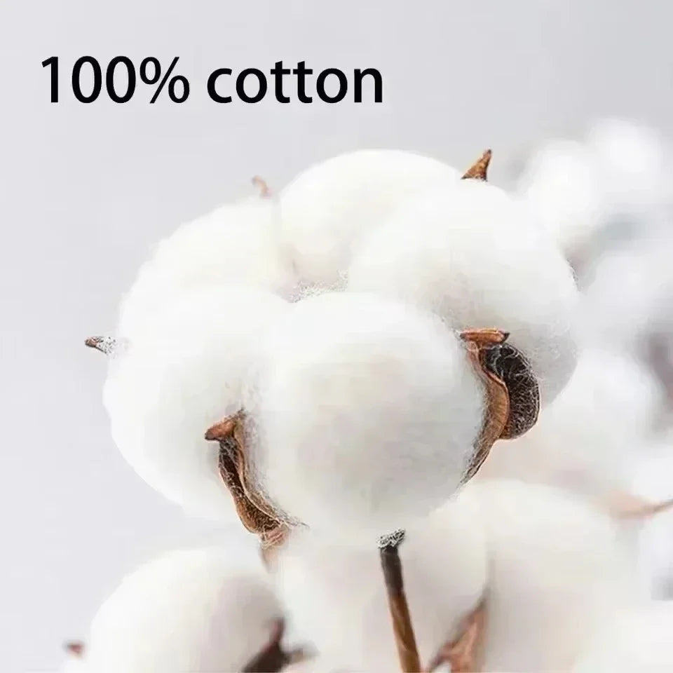 500/300g Heavy-duty White Pure Cotton T-shirt Thickened Threaded Round Neck Short Sleeves Three Needle Half Sleeve Tees