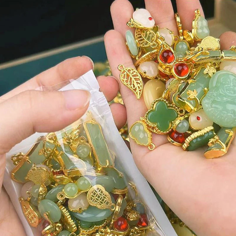 45pcs/Set Necklace Bracelet Jewelry Accessories Making Supplies Rabbit Butterfly Shape Design