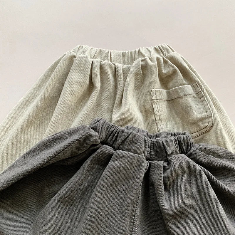 Children's Harem Pants Loose Kids Wide Leg Pants Fashion Baby Trousers Boys Girls Casual Pants Children Clothes 2025 Autumn