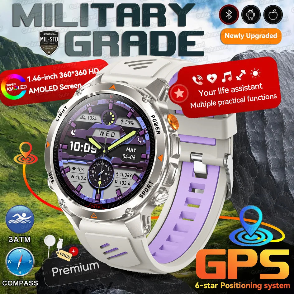 Forerunner 570 GPS Smart Watch 3ATM Waterproof  AMOLED Screen MULTI-BAND GNSS