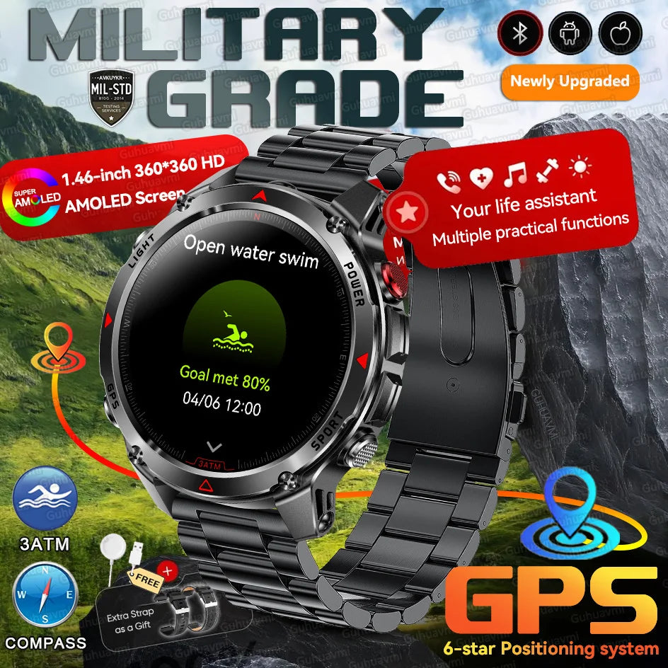 Forerunner 570 GPS Smart Watch 3ATM Waterproof  AMOLED Screen MULTI-BAND GNSS