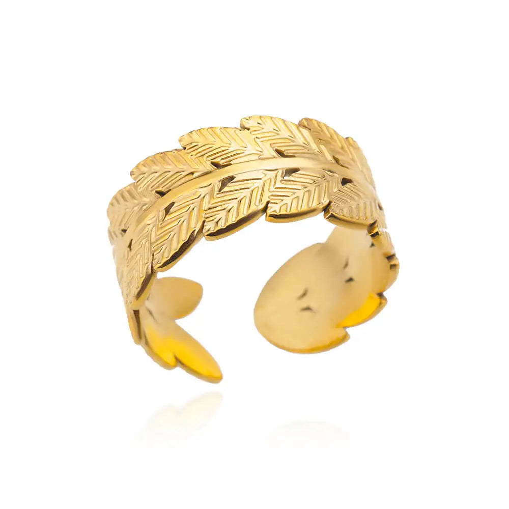 40 Style Rings for Women Stainless Steel Rings Classic Gold Color