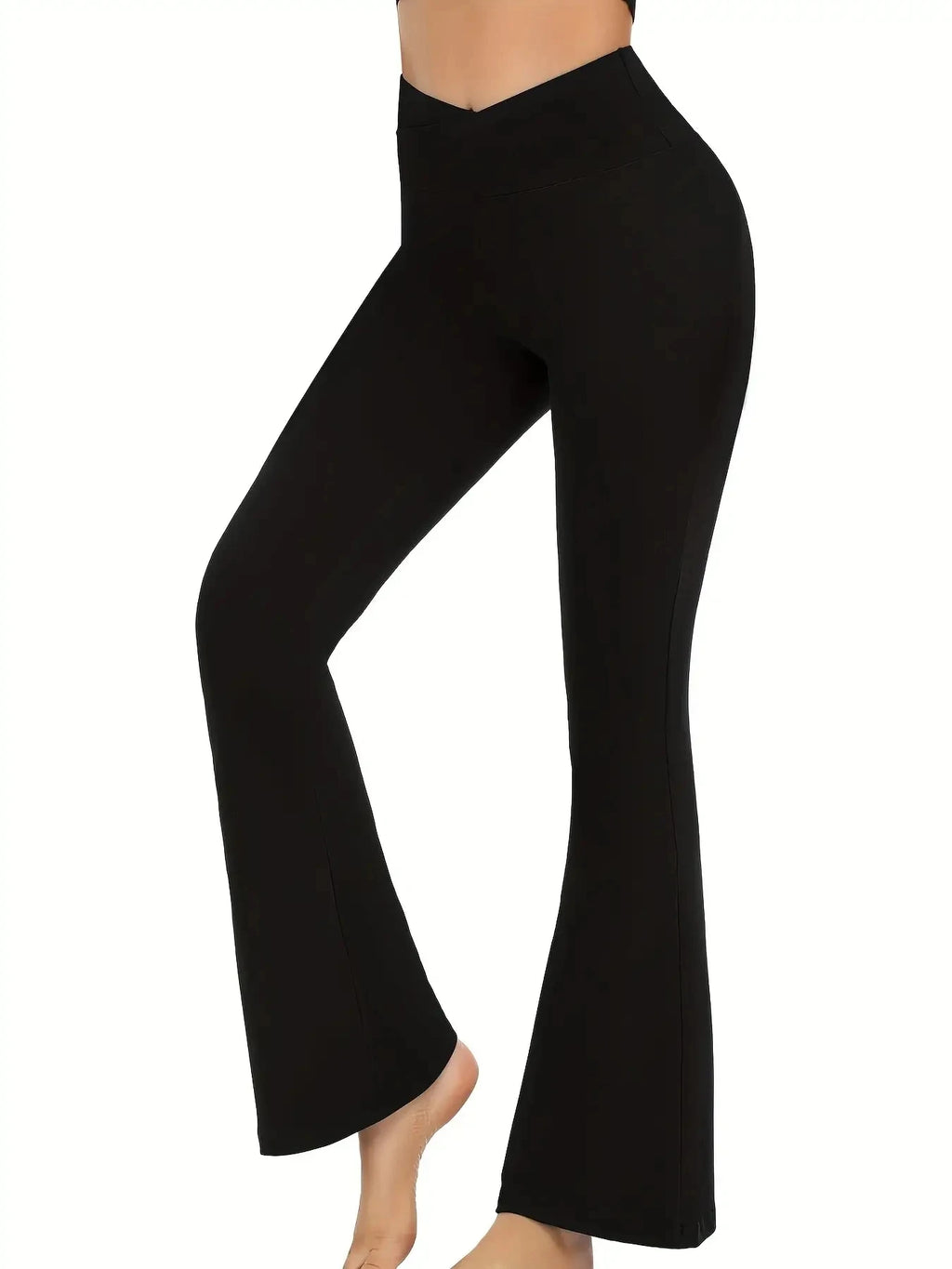 V-Cross Flare Leggings
