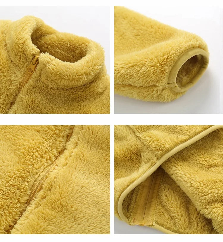 Kids Winter Coats 2025 New Children Outerwear Boy Warm Fleece Jacket Baby Girls Jackets for Autumn Spring.
