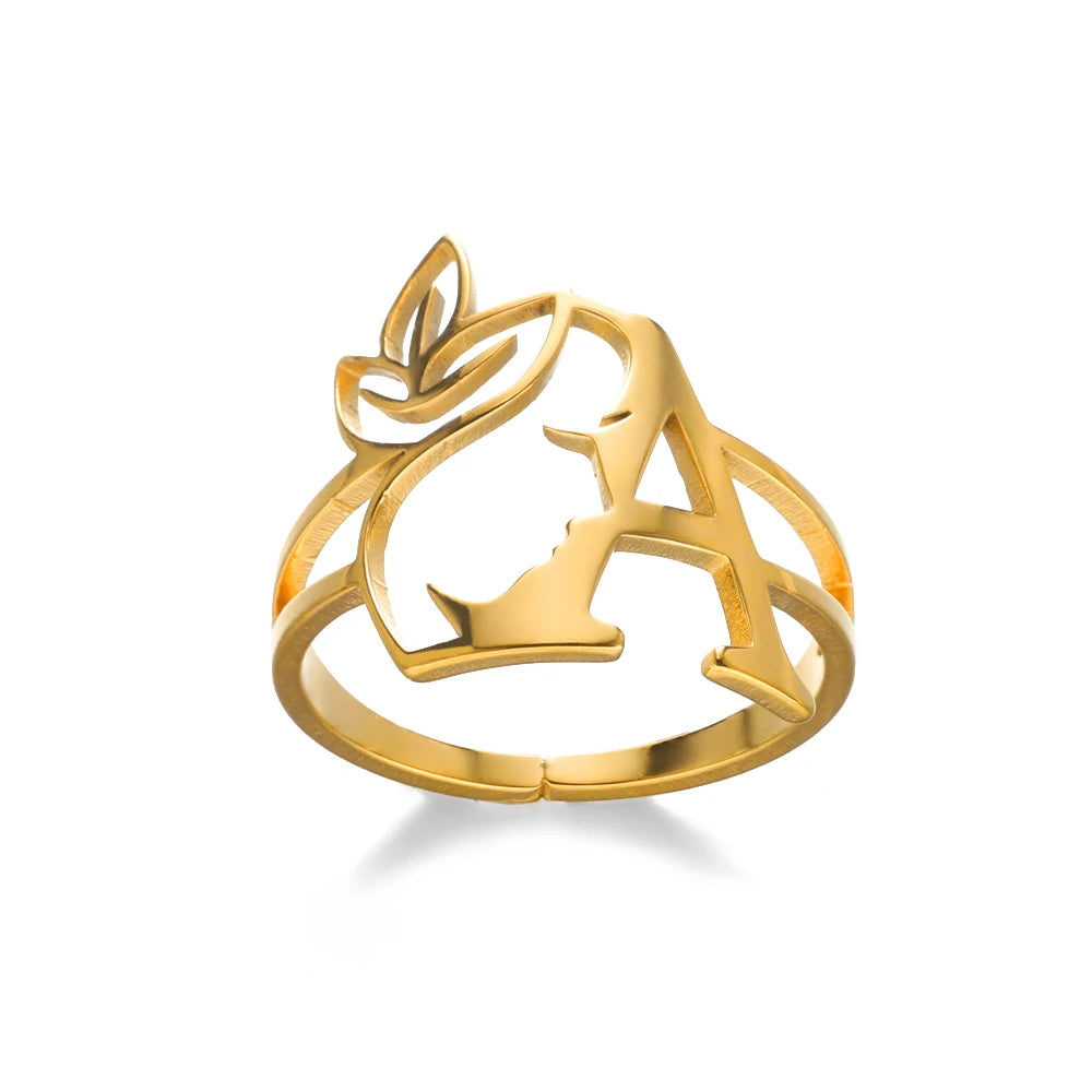 316L Stainless Steel Rings for Women Gold Color