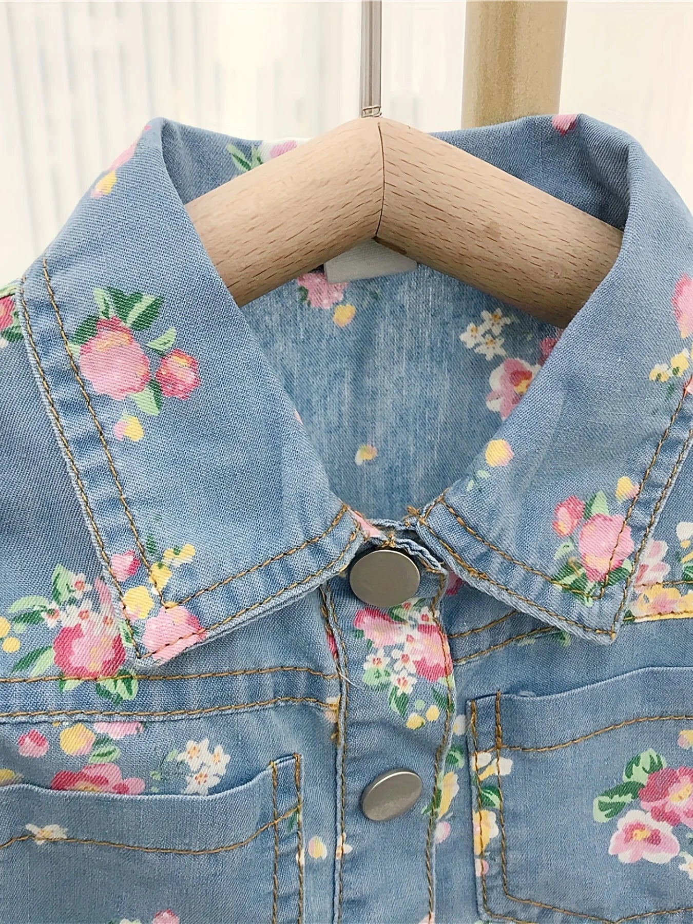 2025 Summer New Foreign-style Thin Section Fly Sleeve Floral Print Short-sleeved Shorts Set, Baby Girl Summer Two-piece Suit