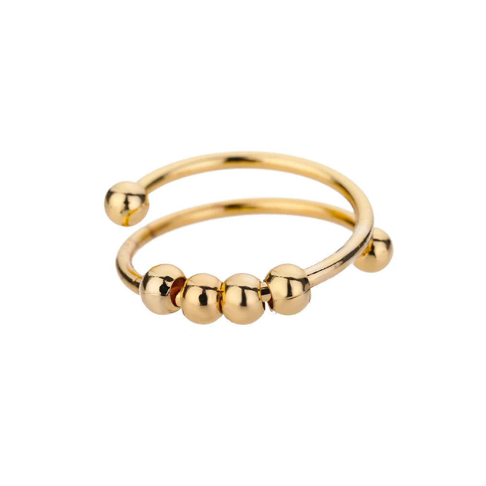 40 Style Rings for Women Stainless Steel Rings Classic Gold Color
