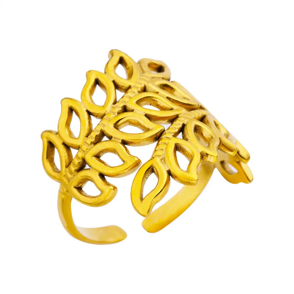 40 Style Rings for Women Stainless Steel Rings Classic Gold Color