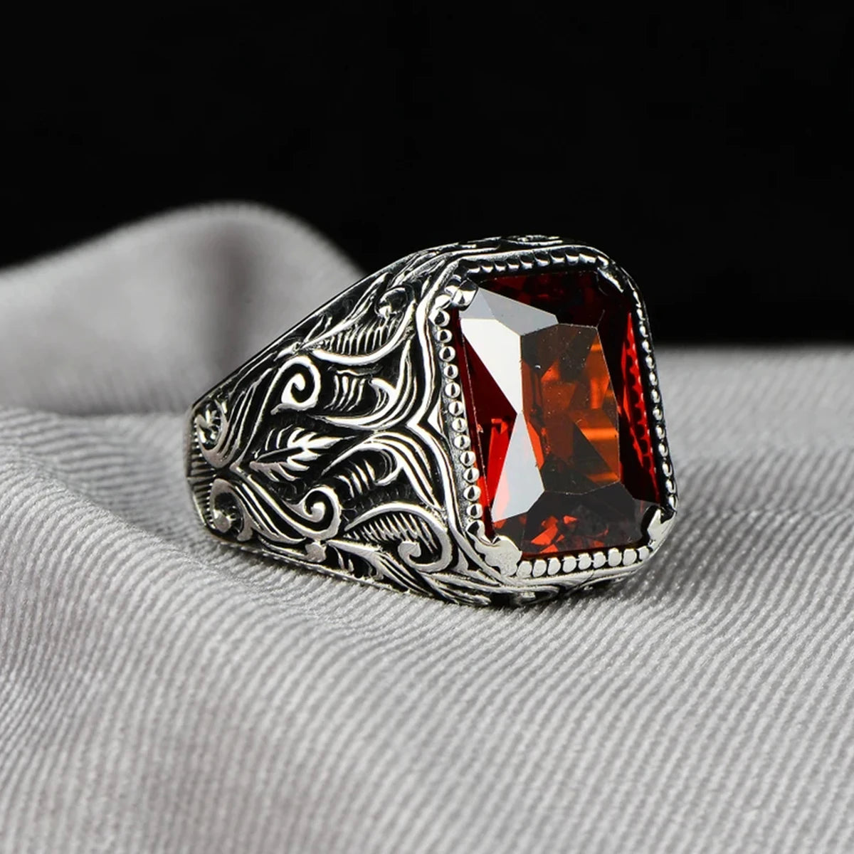 Vintage Handmade Turkish Signet Ring For Men & Women