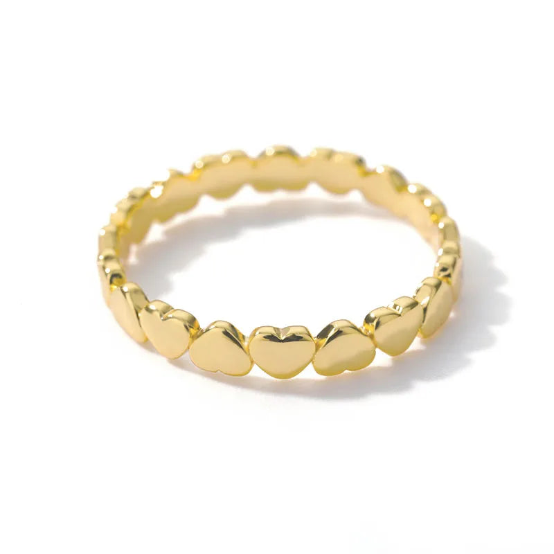 316L Stainless Steel Rings for Women Gold Color