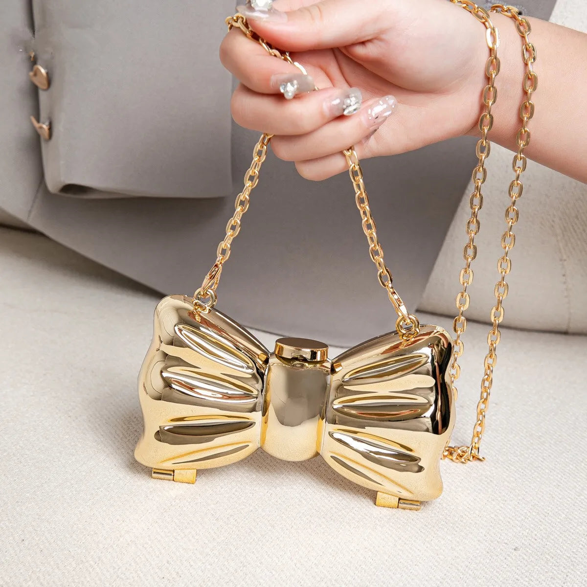 Golden Evening Bag Purses and Handbags Luxury Designer shoulder