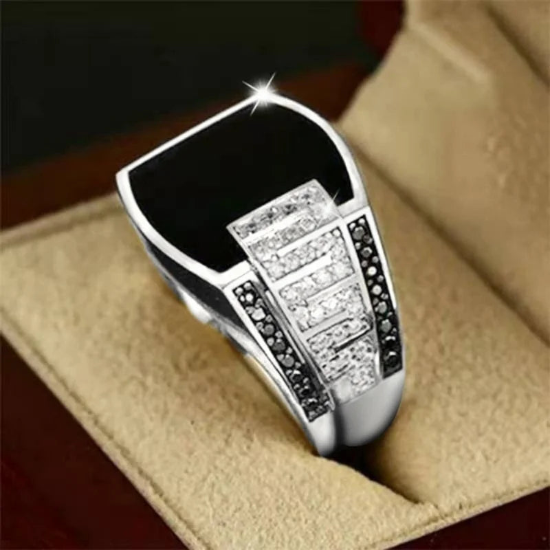 Classic Men's Ring Fashion Metal Gold Color Punk