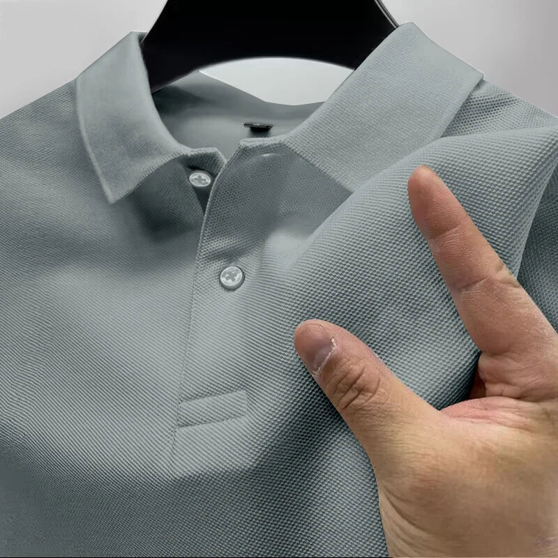 Men's Casual Polo Shirt Summer Streetwear Short Sleeve Business Casual Tops Quick-Drying Breathable Clothing POLO Shirt S-4XL