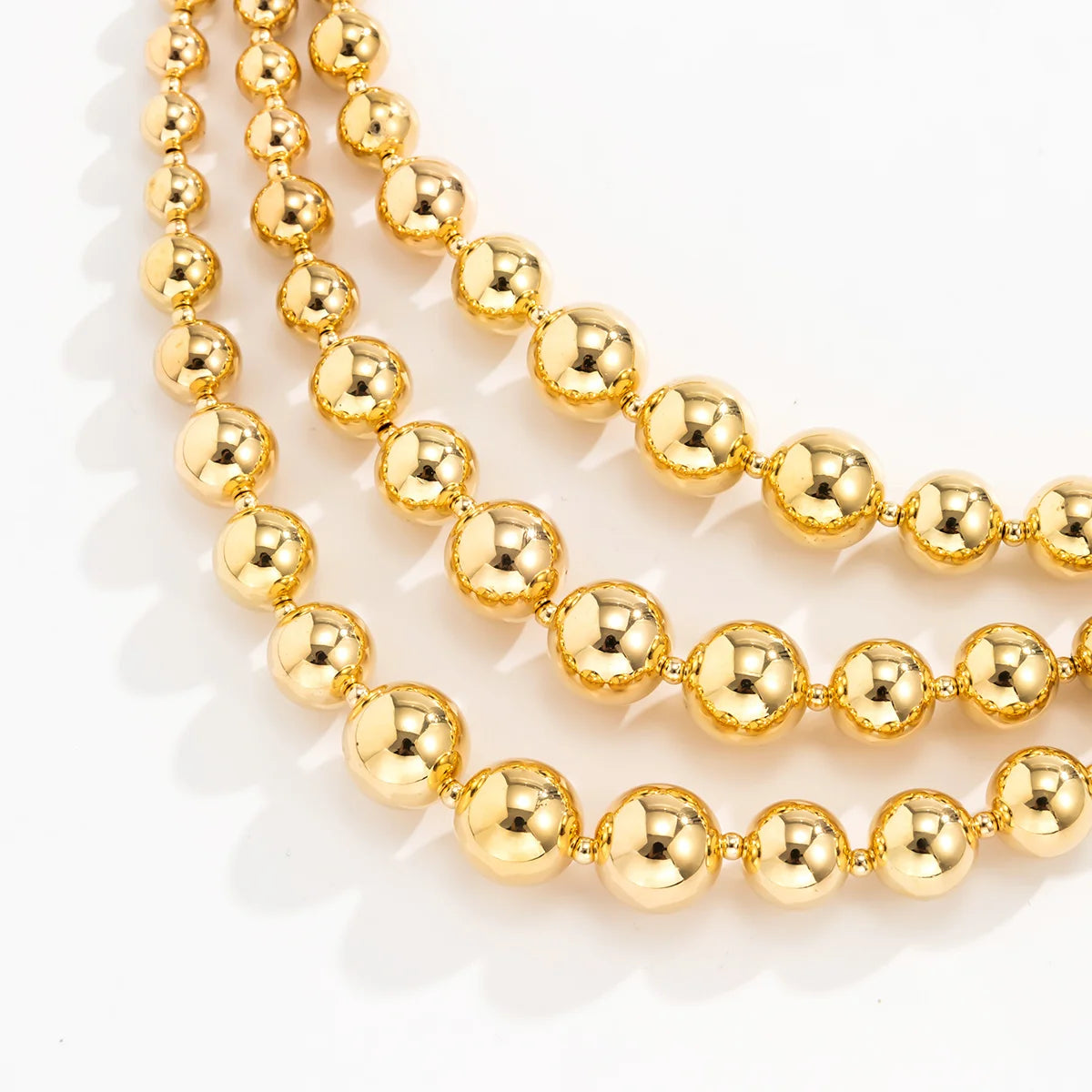 IngeSight.Z Vintage Exaggerated Plastic Big Ball Choker Necklace for Women
