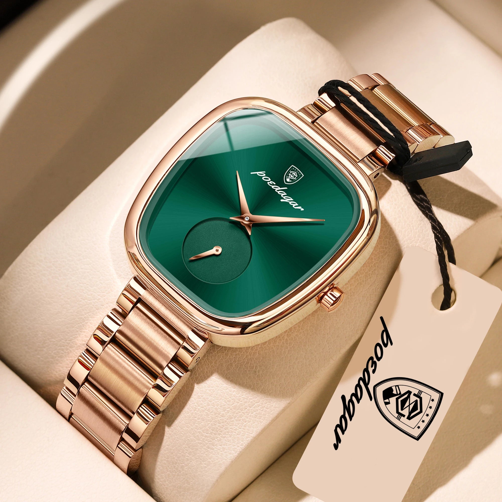 POEDAGAR Elegant Luxury Watch For Woman Waterproof Stainless Steel Women's Quartz Watches Simple High Quality Ladies Wristwatch