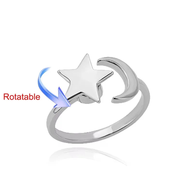 Sun Opal Rotator Ring